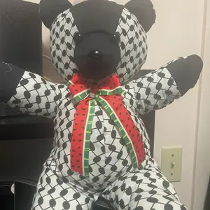 Palistine Kuffayah Bear Handmade one of a kind!
