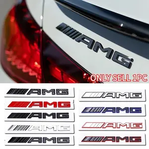 Mercedes-Benz Amg Car Letter Trunk Emblem Sticker, Waterproof Scratch-Resistant Self-Adhesive Decal, Custom Style Exterior Decoration, Car Decals