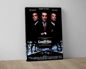 Goodfellas Poster, Goodfellas Wall Art, Movie Poster For Living Room, Film Poster, Movie Art, And Geek Gifts For Fans Of The Iconic Gangster Film