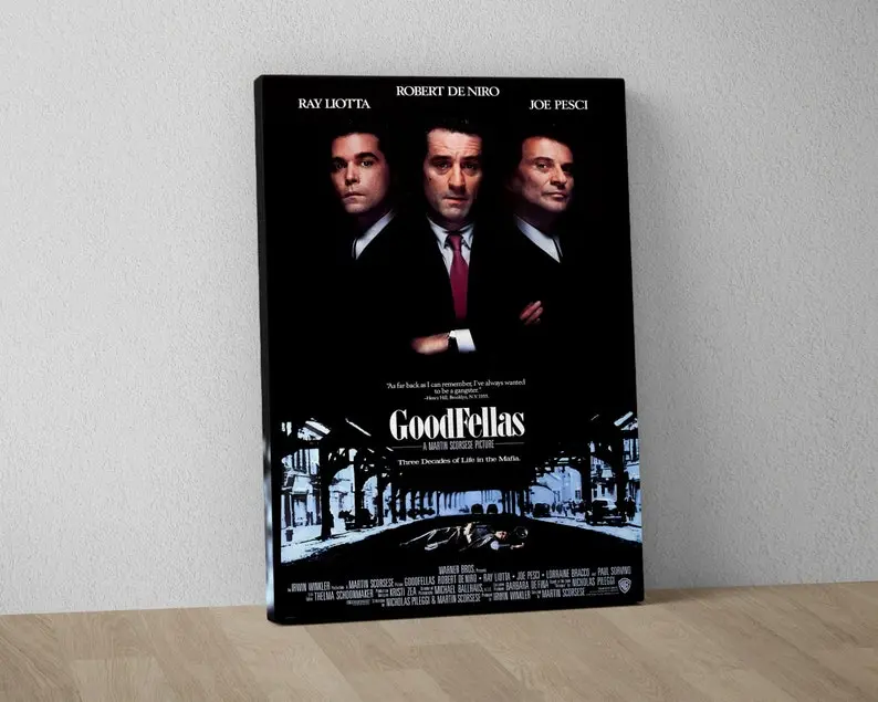 Goodfellas Poster, Goodfellas Wall Art, Movie Poster For Living Room, Film Poster, Movie Art, And Geek Gifts For Fans Of The Iconic Gangster Film