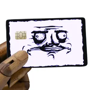 Funny Meme Credit Card Skin - Internet Humor Vinyl Cover for Debit & Credit Card Basic Design