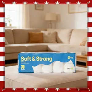 Soft and Strong Toilet Paper 30 Ultra Rolls 2-Ply Premium Bathroom Tissue for Home Family Use Essential