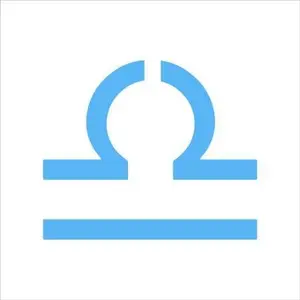 Libra Zodiac Sign Shape Stencil