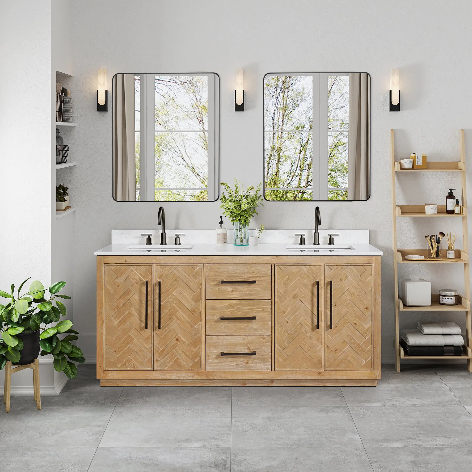 Bellavia 72" double vanity with top