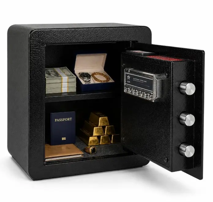 1.8 Cu.Ft Digital Safe Box, Electronic Keypad Security Safe with Emergency Key & Alarm for Home Office