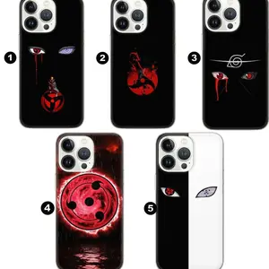 Itachi Phone Case Sharingan Anime cover for iPhone X, 11, 12, 13, 14, 15 & more – SS Galaxy S21 to S25 Ultra, Plus with Suction