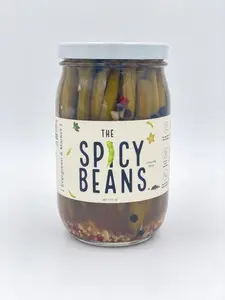 The Pickled Spicy Green Beans - Bold & Zesty Snack