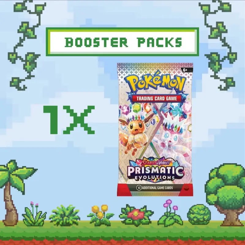 Prismatic Evolutions Booster Pack (RIPPED LIVE)