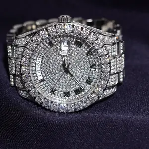 Moissanite Watch VVS -  Round Automatic