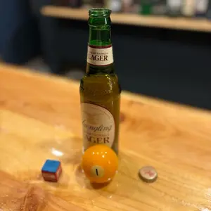 Number 1 Pool Ball Bottle Opener