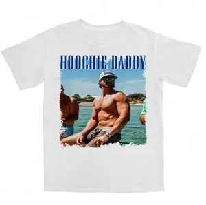 Vintage Hoochie Daddy Riley Green Graphic t-shirt Menswear Top