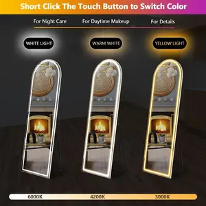 Decor Full-Length LED Dimmable Floor Mirror