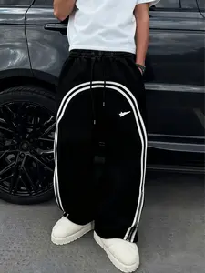 Casual Sweatpants, Unique Print, Heavy Fabric, Unisex, Suitable for All Seasons, Street Style Joggers