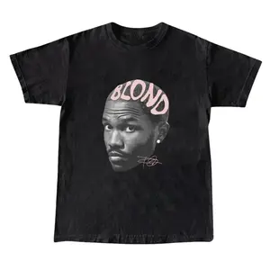 Frank Ocean Blond T-Shirt, Vintage Rap Tee, Streetwear Graphic Tee, Hip Hop Merch Graphic Tee, Shortsleeve, basic tops, Fabric Cotton, Women's Top, Menswear Top, Gifs for Men and Women, Streetwear, Unisex Comfort Cotton