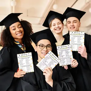 36 "Who Knows the Graduate Best?" Game Cards — 2026 Graduation Party Games & Activities, Suitable for High School and College Graduation Ceremonies & Parties