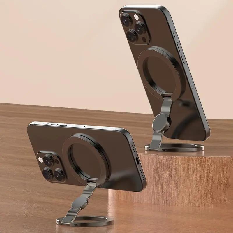 Adjustable Magnetic Phone Holder, Fidget Spinner Phone Holder, Portable Design, Suitable For All Smartphones, Decompression Tool
