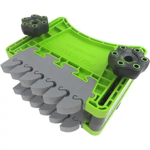 FeatherDUO FP3 - Featherboard for Table Saws, Router Tables and Band Saws - Stackable  Board with EVA Feathers for Taller Material Feeds - Woodworking Tools and Safety Accessories