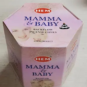 Hem Mamma & Baby Back Flow Incense Cones