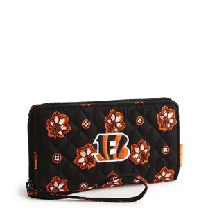 Vera Bradley Women's NFL RFID Front Zip Wristlet