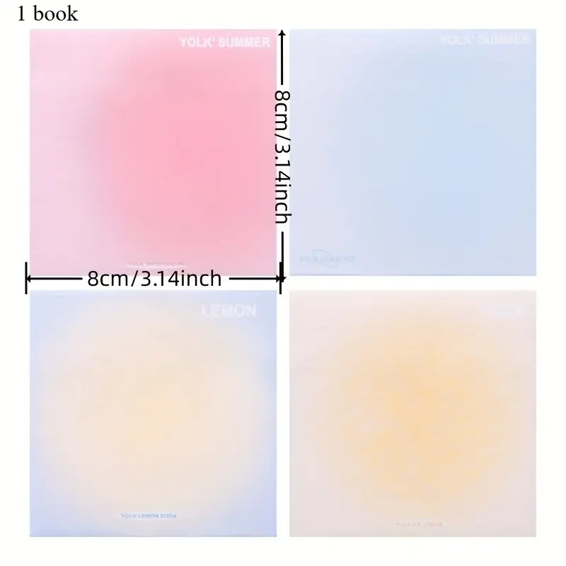 50 sheets Sticky Notes, Good-looking Memo Notes, Sticky Notes For Stationery, Sticky Labels