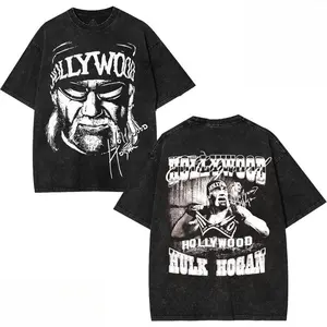 Hulk Hogan – Hulkamania Never Dies Vintage Wash | Cotton Oversized T-Shirt, Graphic Tee, Gift, Gift for Fan, WWE Wrestling, Retro Graphic T-Shirts, Streetwear Legend Edition