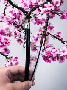 【Tanjiro's Nichirin】Anime Character Mini Weapon Toy Crafts Ultimate Series Keychain- Unsharpened