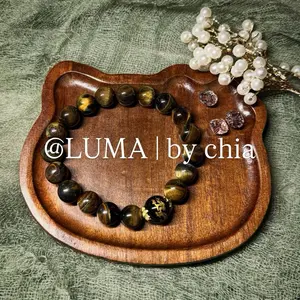 LUMA | by chia Golden Guardian Tiger’s Eye Beaded Bracelet