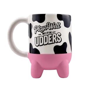Plays Well with Udders Mug – The Mug That’s So Dairy Good, It’s Ridiculous! 🐄☕