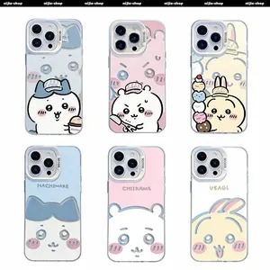Kawaii C-Chiikawa Phone Cases for iPhone17 16 15 14 13 12 11 Promax Pro Plus Air & Samsung Galaxy S26 S25 S24 S23 S22 S21 EDGE Ultra Plus FE Clear TPU Shockproof Protective Cover Gift For Birthday Thanksgiving Christmas Halloween