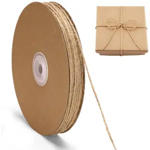 328FT Jute Twine 2mm 3 Ply  Craft Twine String for  Wrapping, DIY Crafts, Gardening &  Use