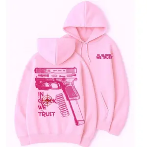 IN GLOCK WE TRUST HOODIE,Design Glock hunting Hoodie Full Color ,for men and women,Gift Hunting Hoodie..