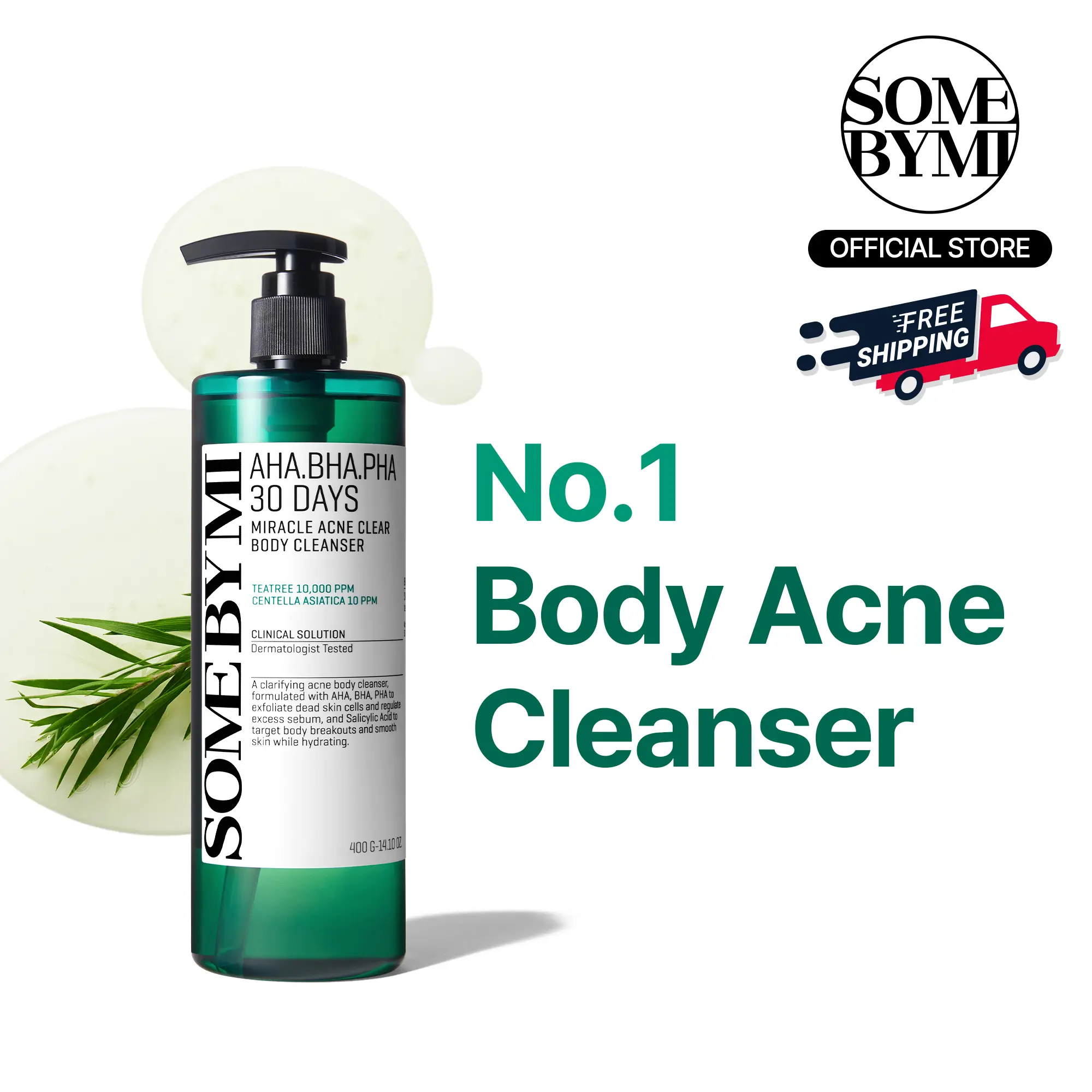 AHA BHA PHA 30 Days Miracle Acne Clear Body Cleanser 13.5oz - Korean Skincare - Back Acne Treatment, Body Odor Control & Gentle Exfoliating Body Wash AHA BHA PHA 30 Days Miracle Acne Clear Body Cleanser 13.5oz - Korean Skincare - Back Acne Treatment, Body Odor Control & Gentle Exfoliating Body Wash