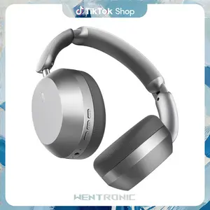 Wentronic Y04 Bluetooth Headphones Active Noise Cancelling Over-Ear Headset with 48H Playtime Foldable Design Soft Ear Cushions for Travel Bluetooth Connectivity