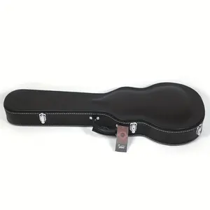 Glarry High Grade Electric Guitar Hard Case for GLP Style Electric Guitar Microgroove Bulge Surface Black