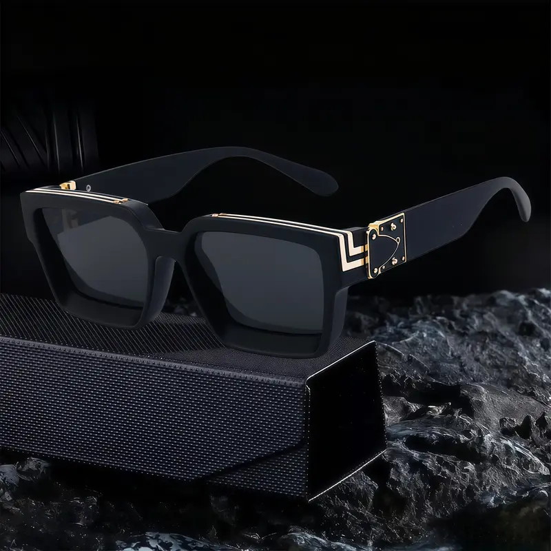 Unisex 2-Piece High Quality Retro Full-Rim Modern Sunglasses  display picture 1