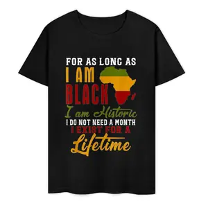 African Map Black Pride Casual Short Sleeve Top T-shirt graphic tees