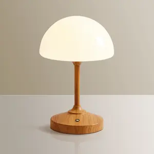 Dawnwake Mushroom  Lamp Cordless  Lamp Rechargeable Dimmable Lamp,Shower Lamp Waterproof, Touch Control,4000mAh LED Usb Night Light