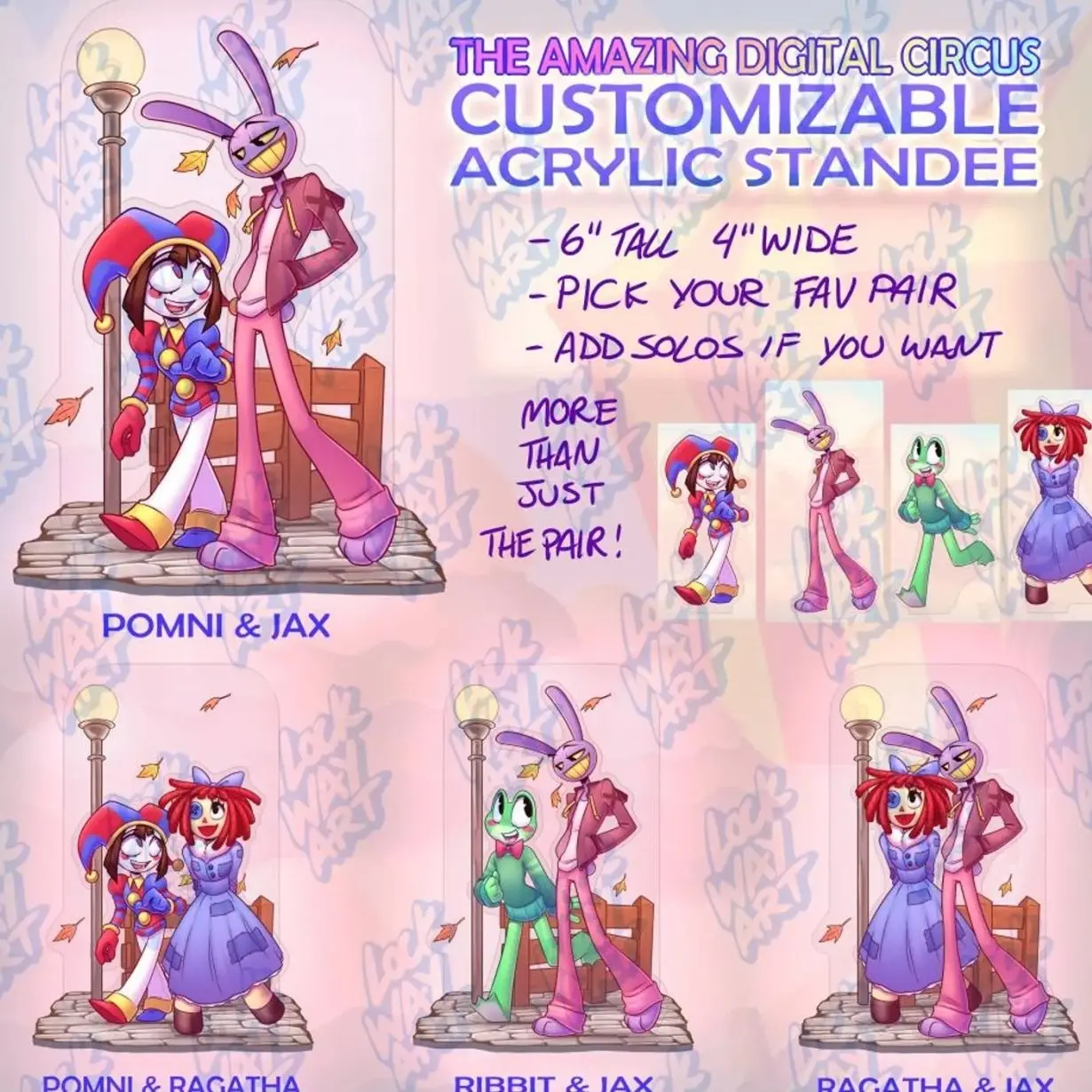 The Amazing Digital Circus Jax Standee, Fall Standee