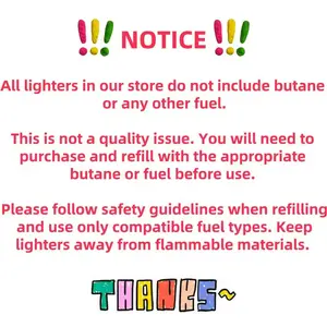 Butane-Free Creative Design Lighter, Perfect Gift for Boyfriend & Father