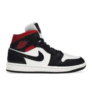 Jordan Women's 1 Mid Gym Red Panda Basketball Shoes, from StockX