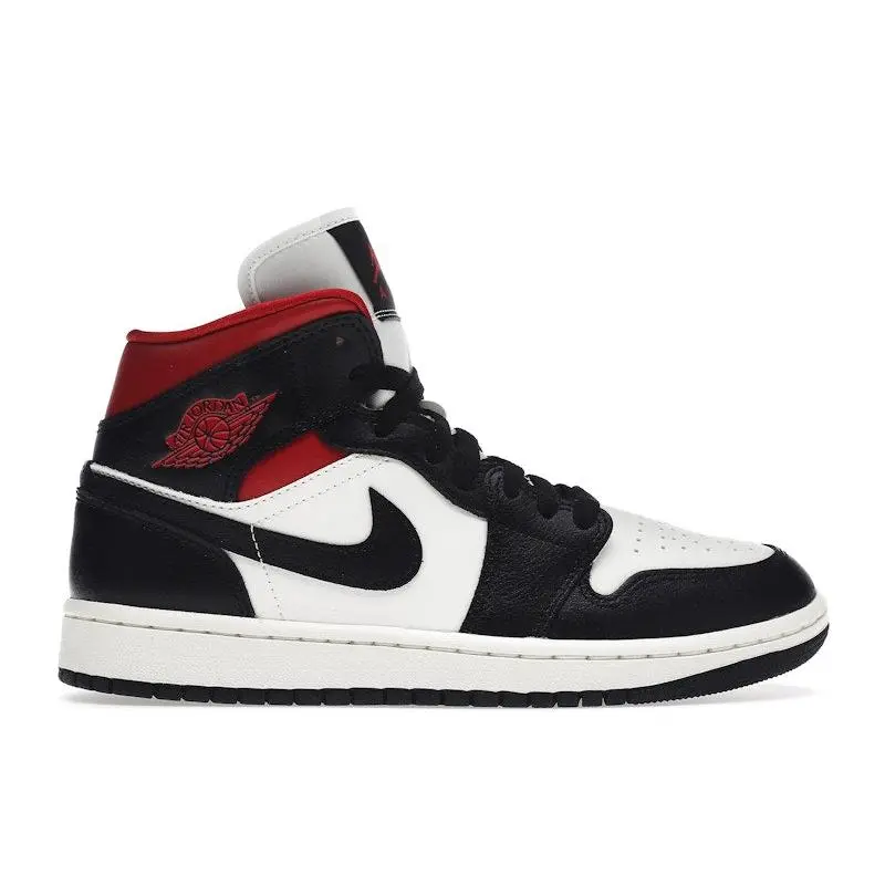 Jordan Women's 1 Mid Gym Red Panda Basketball Shoes, from StockX