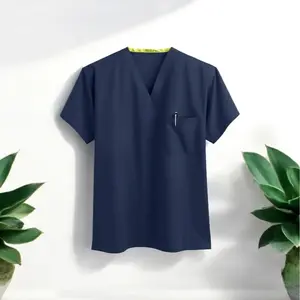 Dark Blue Scrubs Top Uniforms Uniforms