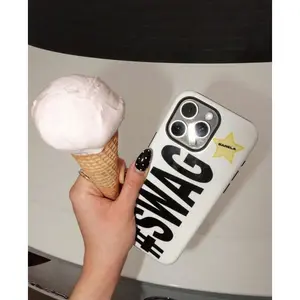 BARELA Phone Case - 2 MUCH SWAG Phone Case For IPhone 11-17 Series |   Typography Phone Case |       Aesthetic Phone Case |   Streetwear Phone Case |   Phone Case |   Shockproof Protection