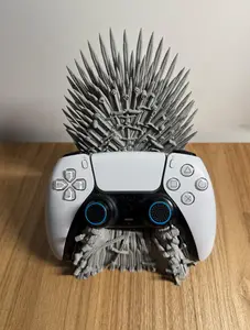 Iron throne controller stand for Playstation and Xbox controllers. 3d printed desk decor stand