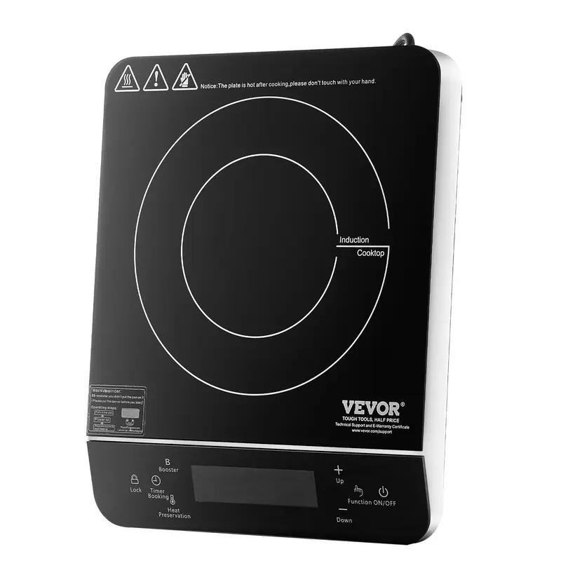 Portable Induction Cooktop 1800W NSF Certified Commercial Range Powerf Portable Induction Cooktop 1800W NSF Certified Commercial Range Powerf