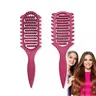 Curl Defining Hairbrush for Curly & Wavy Hair - Anti-Tangle Hair Brushes & Combs for Men & Women, Reduces Pulling, Curl Separation, Frizz & Dandruff, Thermal Styling Tool, Purple & Black Options