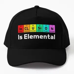 Inclusion Is Elemental LGBT Flag Gay Pride Twill Cap Hat  Stylish and Supportive Hat for Showing Your Pride and Support for the LGBTQ+ Community