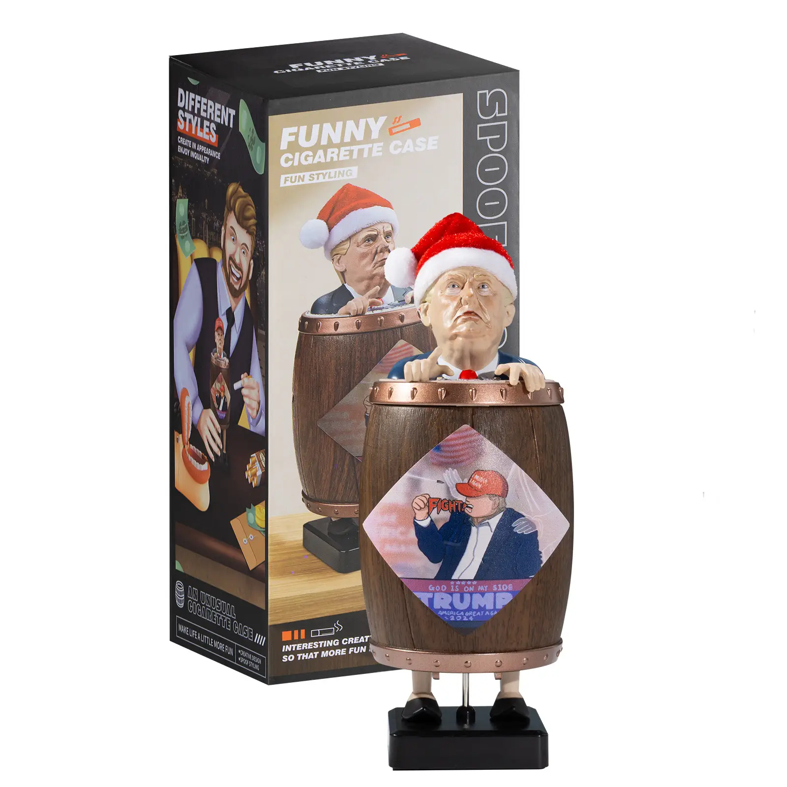 Cigarette dispenser, Funny & Quirky Cigarette Dispenser, Funny Cigarette Holder, Donald Trump Cigarette Dispenser, Donald Trump Collectibles.
