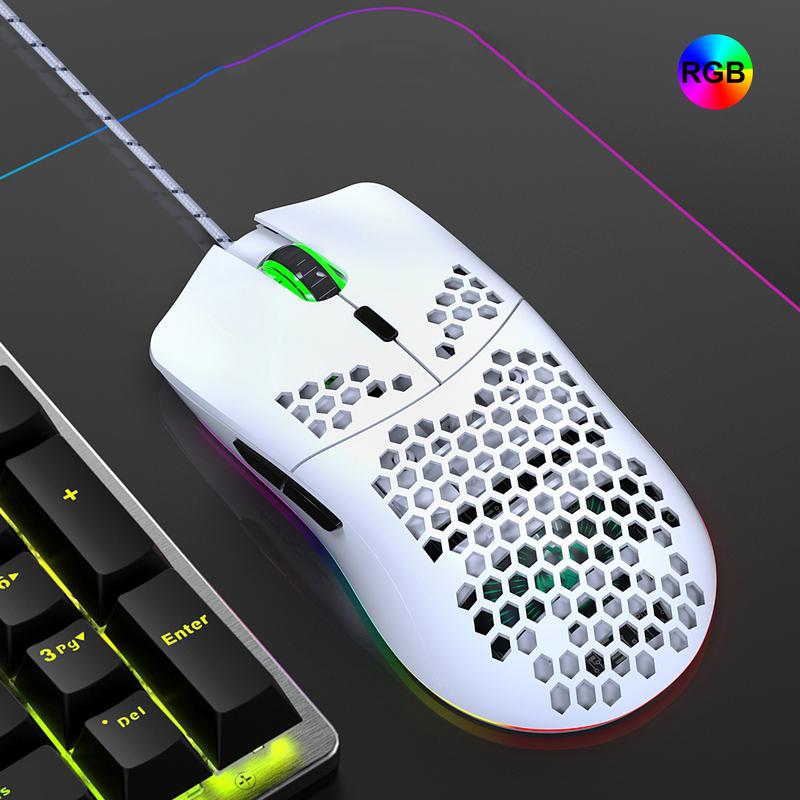 Gaming Keyboard and Mouse Combo - Compact 68-Key Mini Wired Rainbow Keyboard with RGB Backlit, Ergonomic Design, Optical Mouse for PS4, Xbox, PC, Laptop, Mac - Durable ABS Material, No Battery Needed, Gaming Keyboard and Mouse, Laptop Accessory