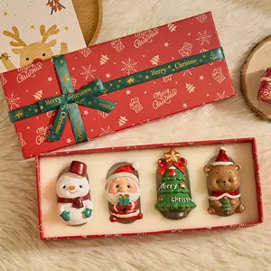 Christmas Gift Box Santa Claus Desktop Ornament Tree Decoration Gift Toy Small Gift